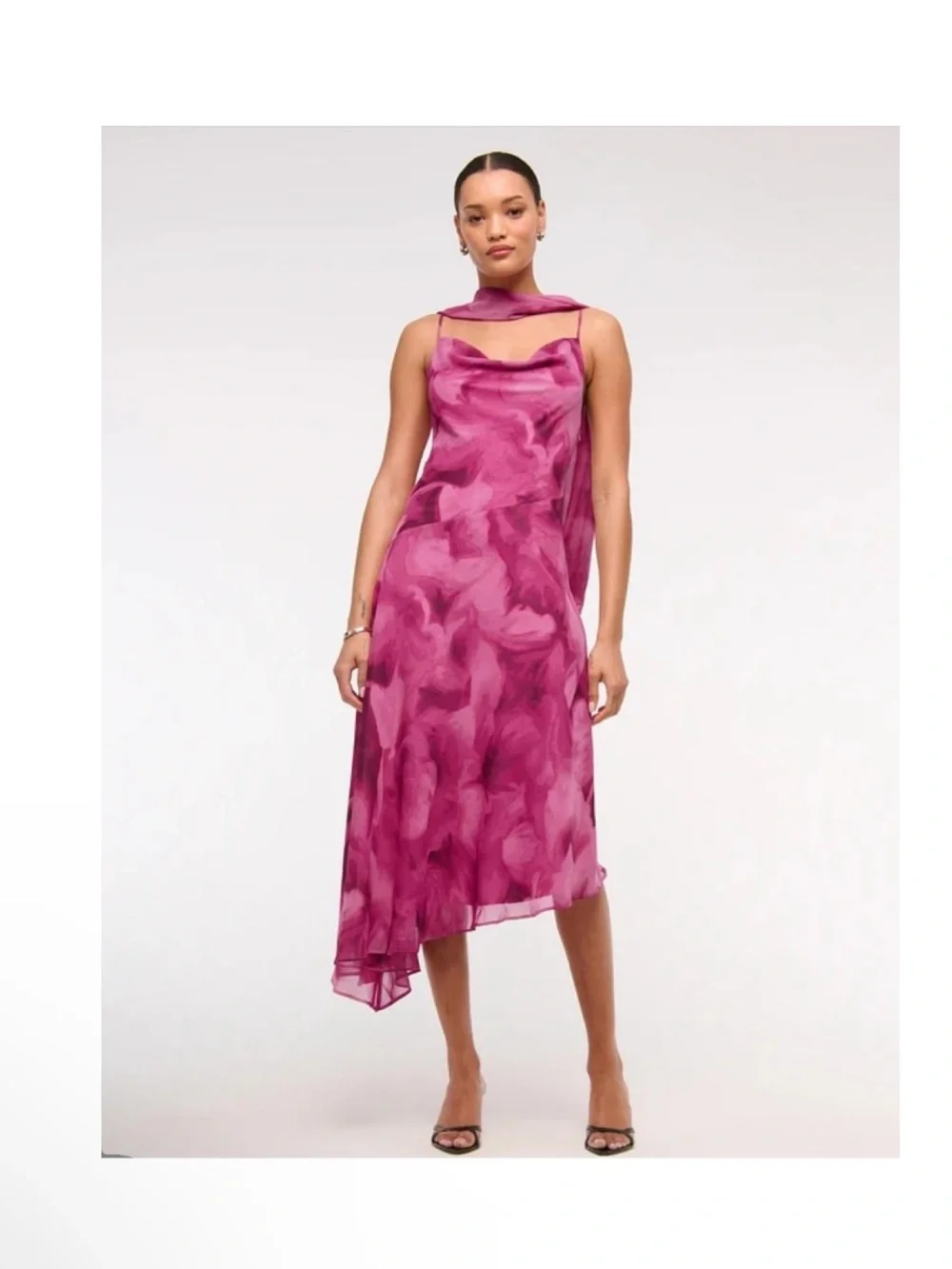 Abercrombie & Fitch Julia Slip Scarf Maxi Dress